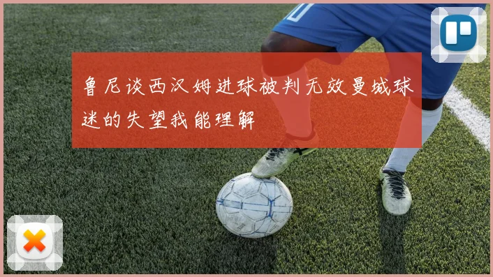 鲁尼谈西汉姆进球被判无效曼城球迷的失望我能理解
